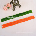 Factory OEM Promotional reflective PVC snap band PVC vinyl slap wrap/slap bracelet